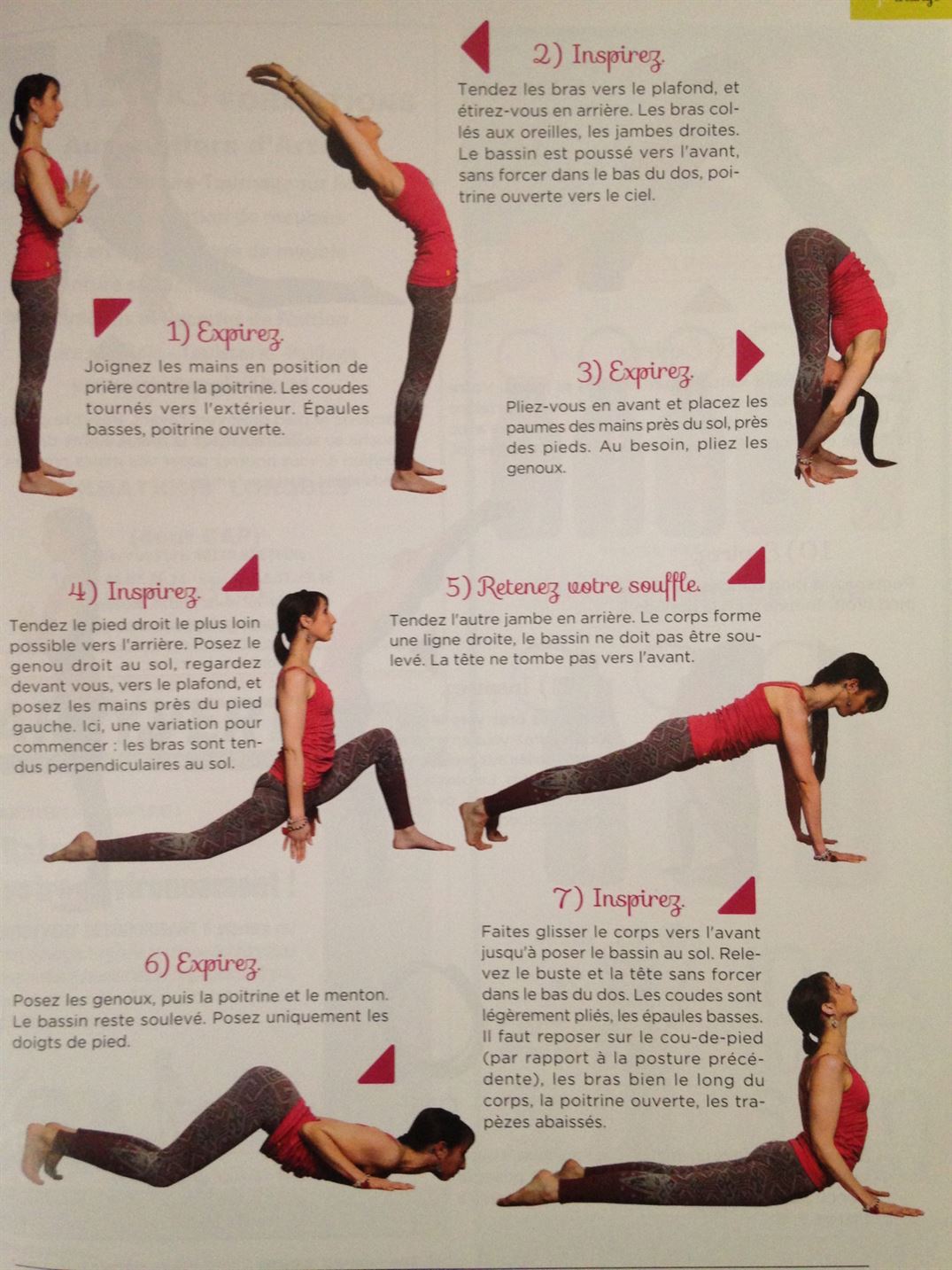 Surya Namaskar chaque matin, pour faire le plein d’énergie!!